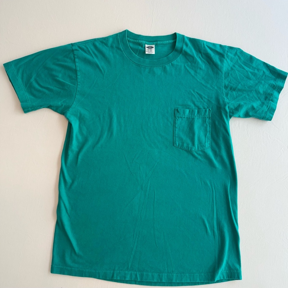 Vintage Towncraft 100% cotton polo shirt in Teal